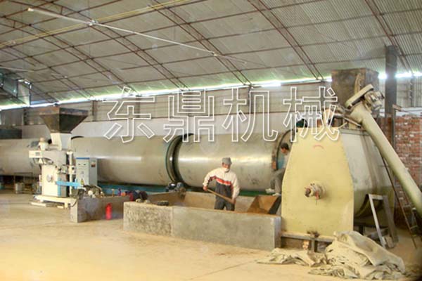 河北武安啤酒糟烘干机现场
